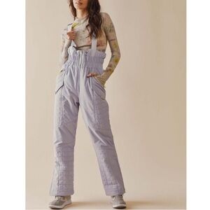 NWOT Free people all prepped ski Bibb overall in full moon